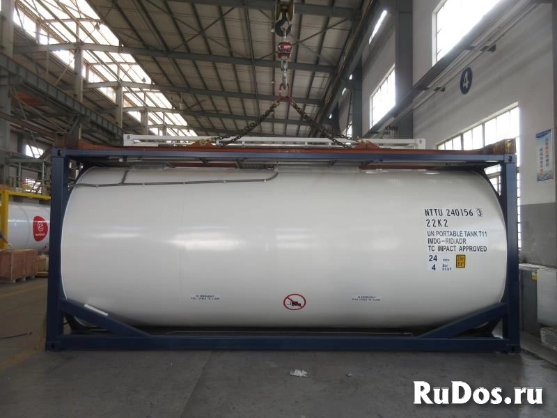 Танк-контейнер тип Т11 объём 24м3 для перевозки растворителей, новый. фотка