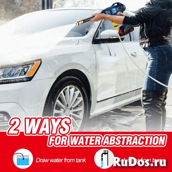 Мойка - автомойка 21V 150 бар (новая в упаковке) изображение 3