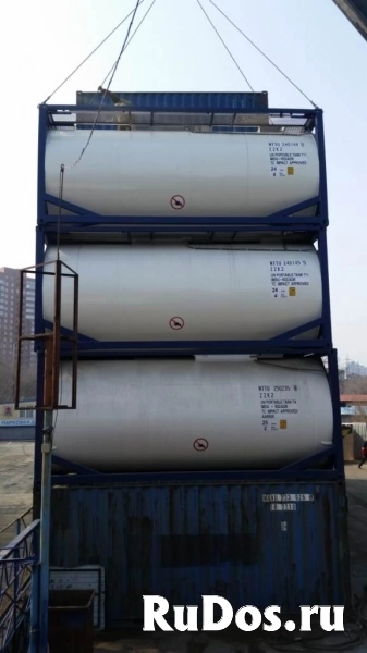 Танк-контейнер тип Т11 объём 24м3 для перевозки растворителей, новый. изображение 7