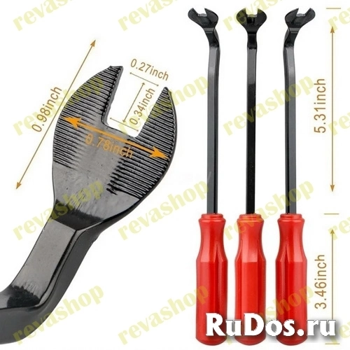 Заклепки автомобильные с набором инструментов для снятия обшивки изображение 10