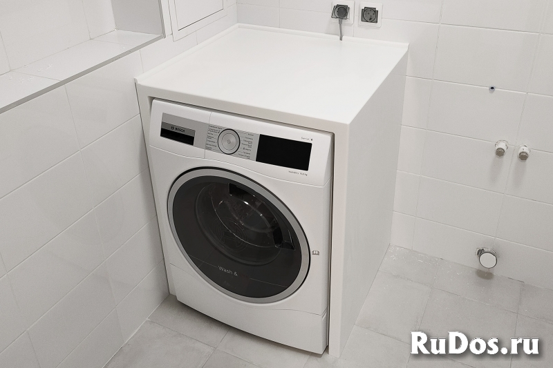 Столешница в ванную из искусственного камня м2 фотка