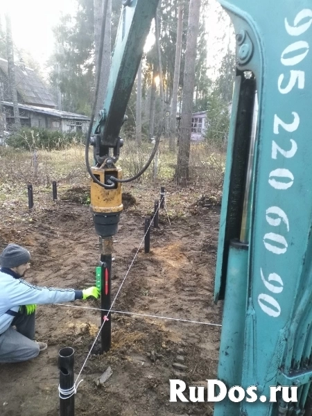 Мини экскаватор, ямобур изображение 4