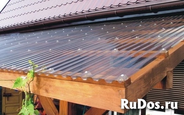 Профилированный монолитный поликарбонат (трапеция) изображение 4