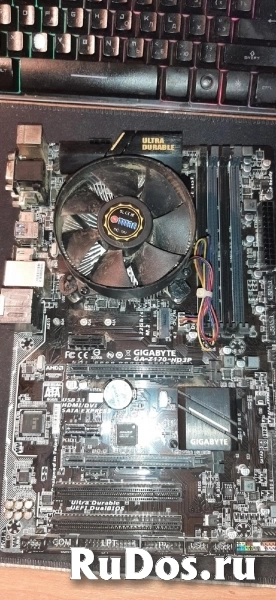 Материнская плата HD3P с процессором Intel i5 6500 фото