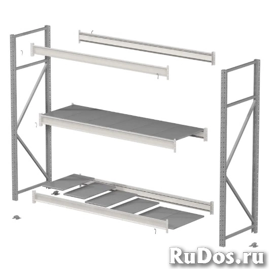 Стеллажи металлические складские среднегрузовые серии SFM изображение 4