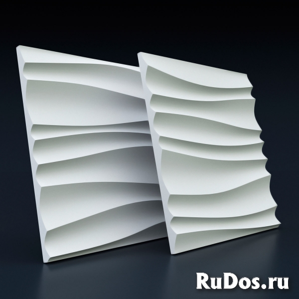 3Д панель Волна двойная острая изображение 7