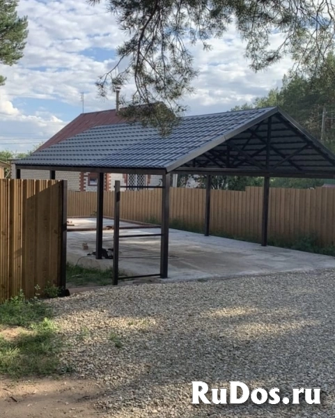 Изготавливаем навесы, козырьки, заборы, ворота изображение 7