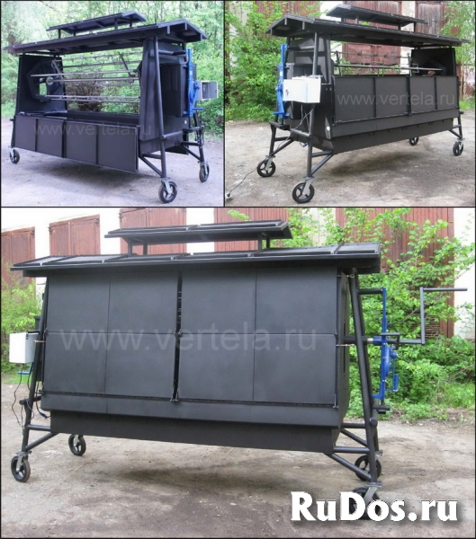 Вертел для жарки быка и кабана фотка