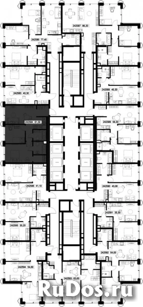 Продам 2 комнатную квартиру 61.5 м2 изображение 3
