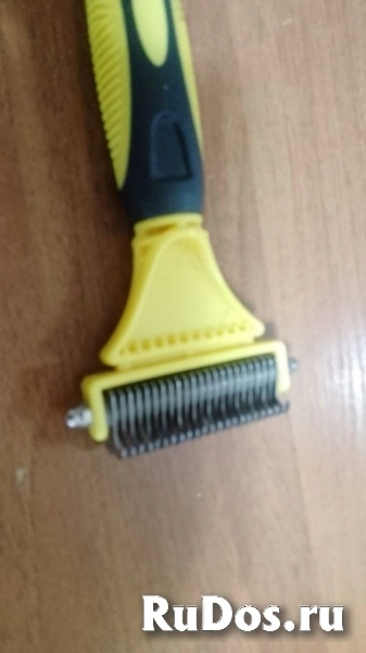 Двусторонняя щетка для собак и кошек из стали фотка
