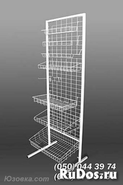 сетка торговая сетчатые стойки изображение 3