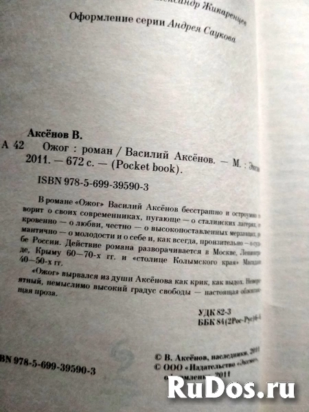 книга Василий Аксенов ОЖОГ / ТОРГ возможен фотка