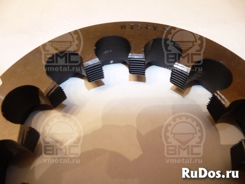 Плашка 75 шаг резьбы 1,5 левая, правая, дря ремонта осей фотка