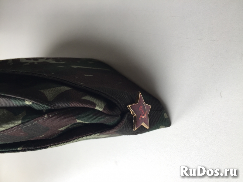 Пилотка женская новая хлопок зеленая коричневая защитный значок изображение 3