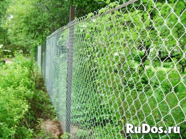 Забор из сетки Рабица изображение 4