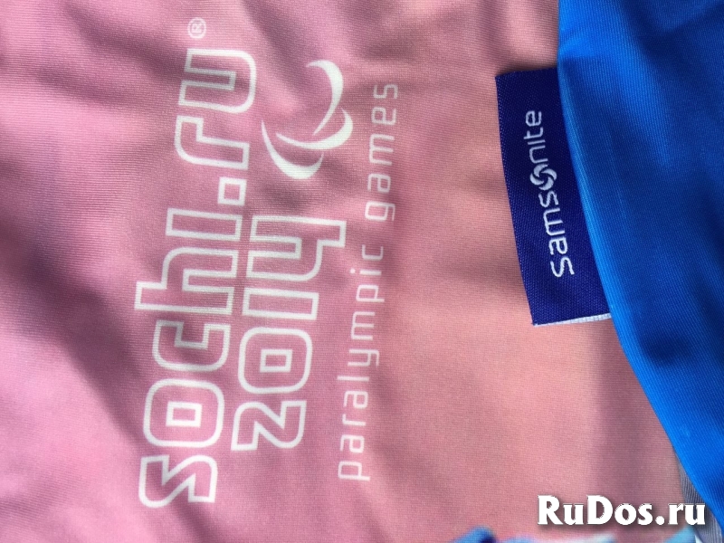 Чехол новый samsonite на чемодан сочи олимпиада синий средни аксе изображение 6