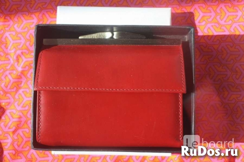 Кошелек женский новый capika италия кожа красный кожаный аксессуа изображение 6