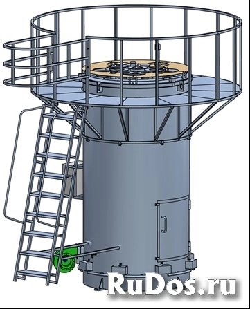 Установка нагрева стопоров литейных ковшей изображение 3