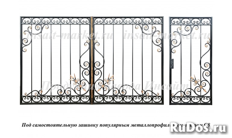 Ворота и калитки фотка
