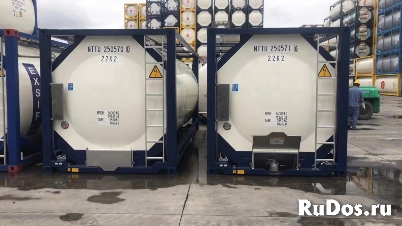 Танк-контейнер тип Т11 объём 25м3 для перевозки жидких пищевых продуктов, новый. фотка