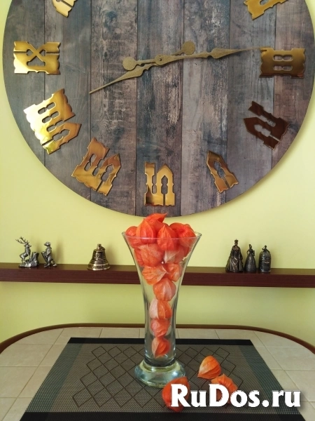 Часы лофт "Техас", диаметр 92 см. изображение 5