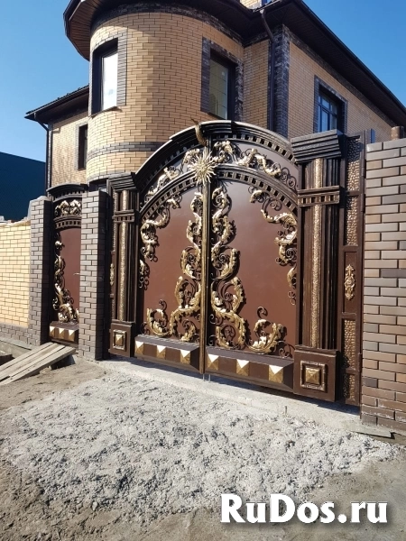 Кованые ворота изображение 4