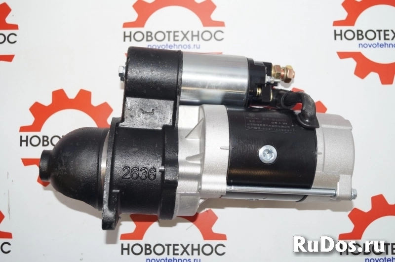 Стартер QDJ2636A ZHAZG1 11 зубов на фронтальные погрузчики ZL 20 на модели Fukai SZM HZM Bull SL CTK Yigong Laigong Neo Viking Frontal Shanlin AMUR фото