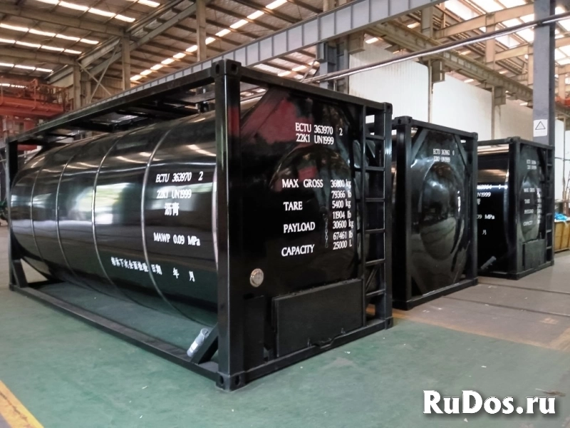 Танк-контейнер объём 25м3 тип Т3, для перевозки и хранения мазута, битума, новый. фотка