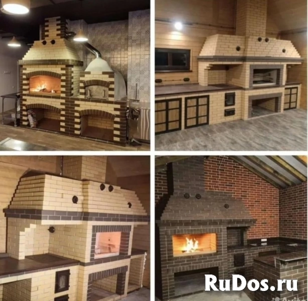 Кладка печей, Камины, Барбекю и уличные комплексы, Реставрация и ремонт, Обслуживание фото
