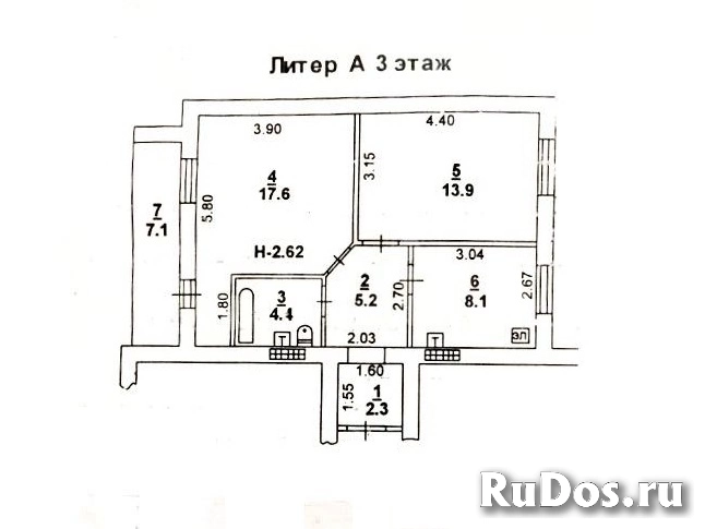 2-х комнатная квартира на Нансена изображение 9