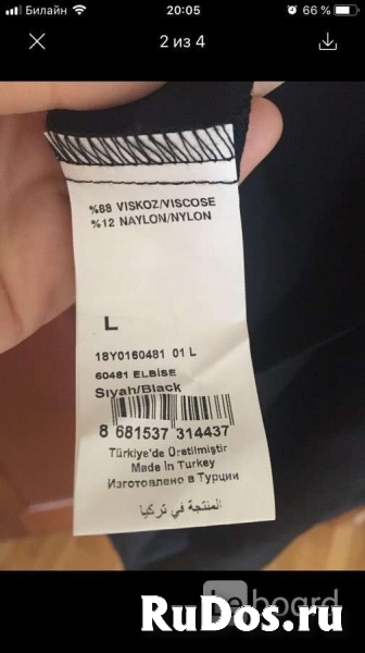 Платье сарафан длинный 46 48 m/l черный вискоза нейлон пояс золот изображение 4