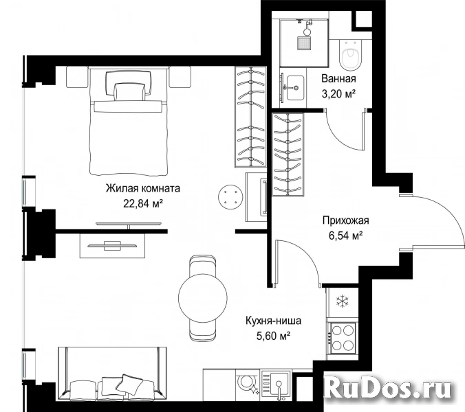 Продам 1 комнатную квартиру 38.18 м2 фотка