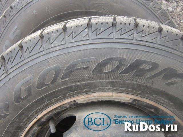 Колесо заднее автошина на диске стальном 4-Jx13 R13 зимняя Goform изображение 4