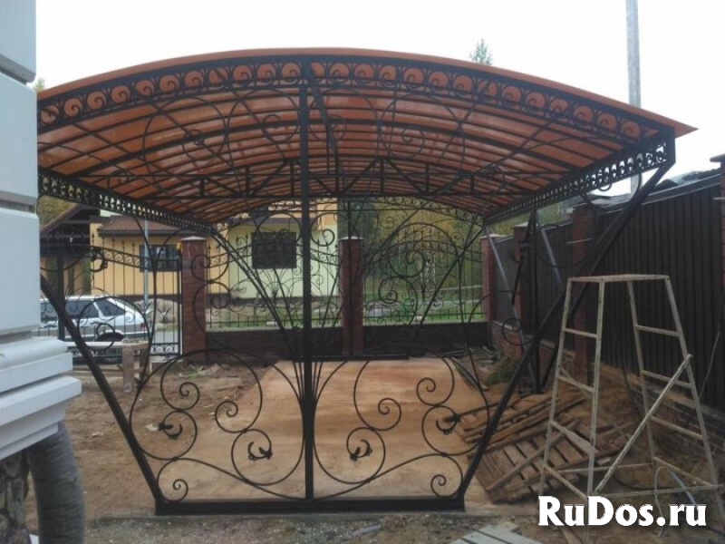 Кованые стулья, ворота, скамейки, столы, мангалы фотка