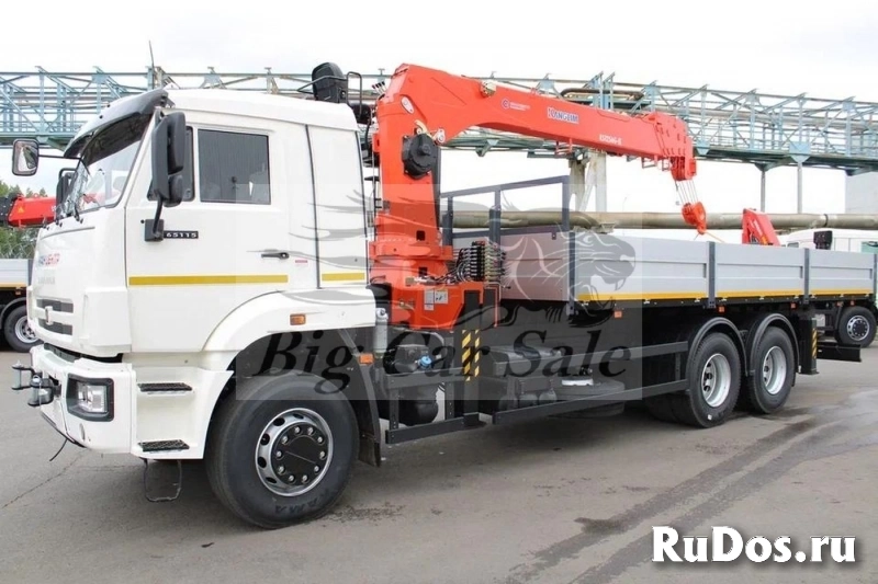 Бортовой автомобиль КАМАЗ 65117-0104020-В5 с КМУ Kanglim KS1256G-II изображение 3