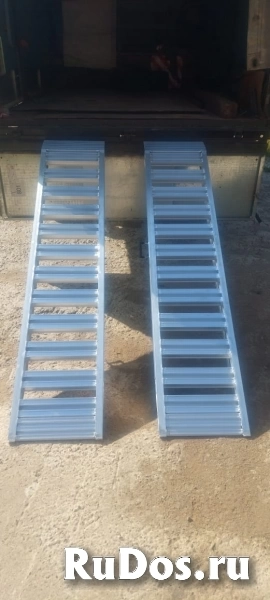 Алюминиевые сходни для заезда техники изображение 3