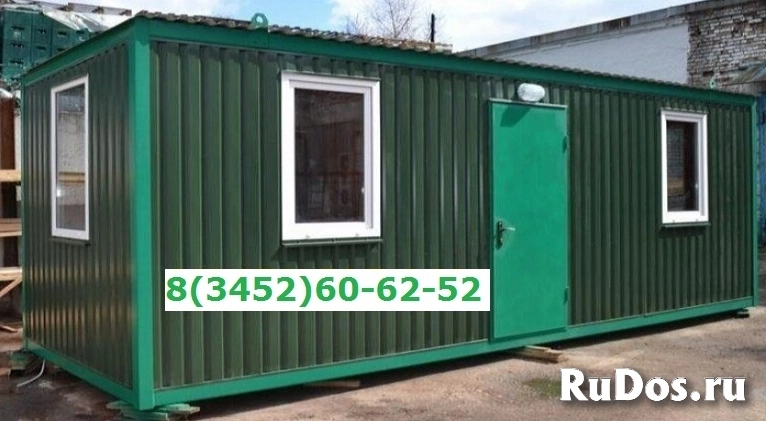 Бытовка на металлокаркасе 6 м х 2 м х 2,6 м за 110 тысяч. изображение 8