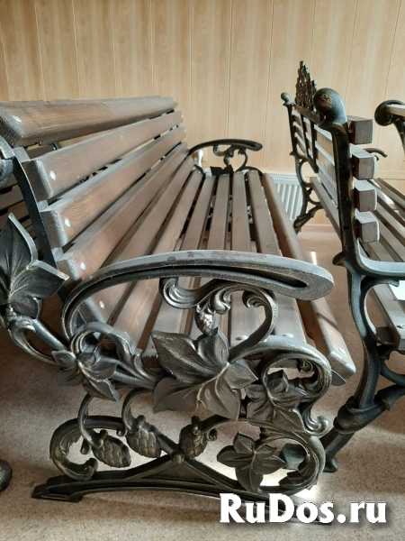 Скамейка чугунная от производителя! изображение 3