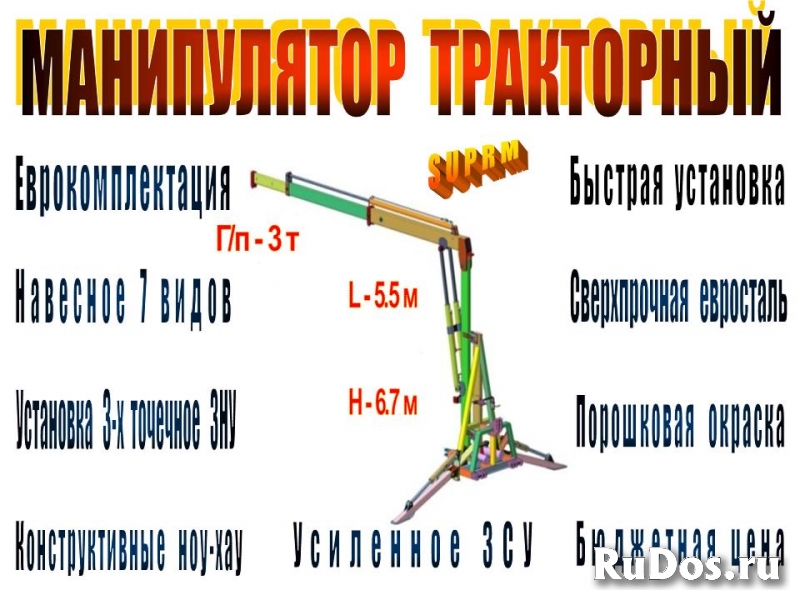 Манипулятор тракторный Импортная комплектация фото