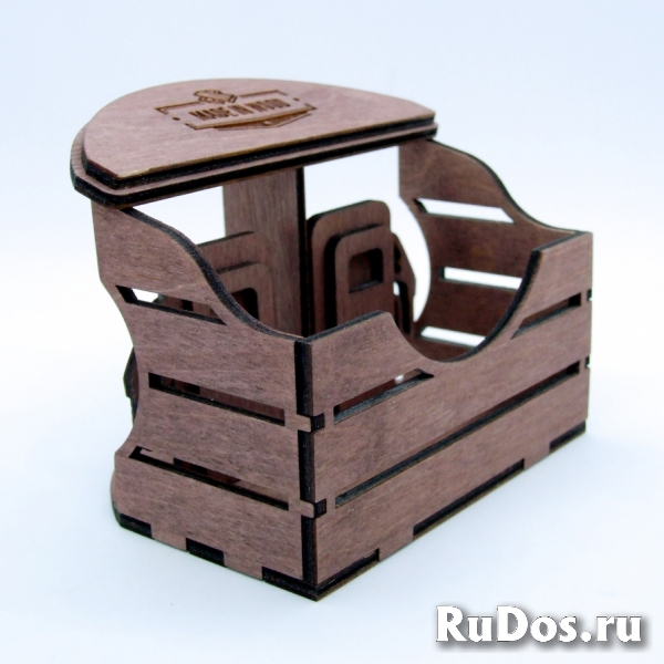 Настольная визитница "ЗАПРАВКА" фотка