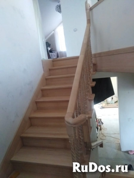 Деревянные лестницы для дома изображение 8