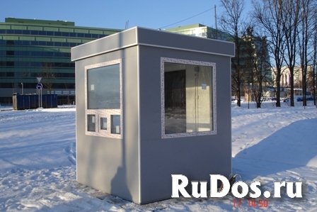Будка пост охраны 2х2м, утепленная, новая, изготовление изображение 12