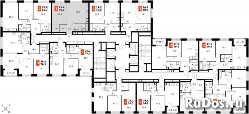 Продам 2 комнатную квартиру 49.8 м2 изображение 4