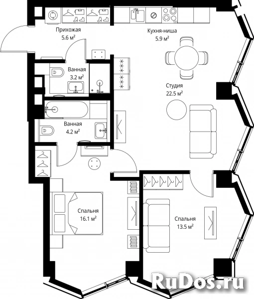 Продам 2 комнатную квартиру 71 м2 фотка