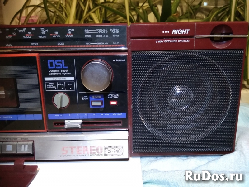 Магнитола редкая AIWA-CS240 (не использовалась) изображение 5