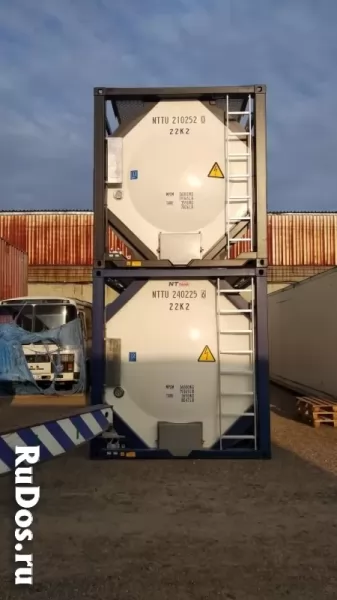 Танк-контейнер тип Т11 объём 21м3 для перевозки нефтехимической продукции, новый. изображение 7