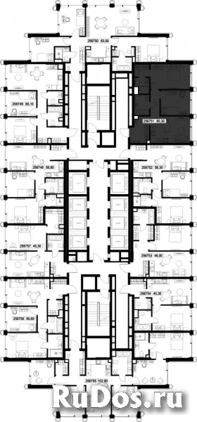Продам 2 комнатную квартиру 60.3 м2 изображение 3