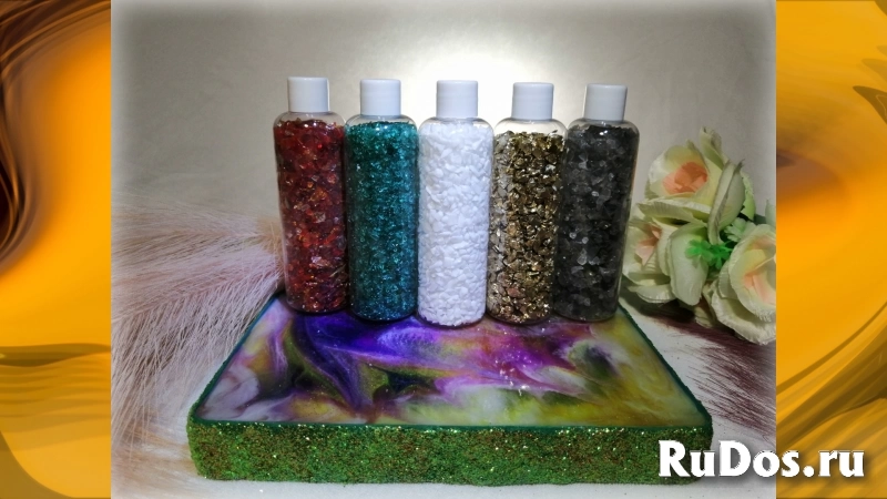 Набор Стеклянной крошки на подиуме "СКАЗОЧНЫЙ ЦВЕТОК" изображение 3