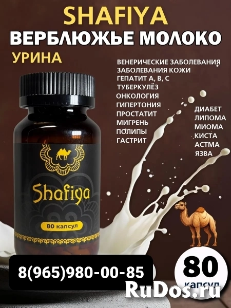 Шафия капсулы верблюжье молоко фото