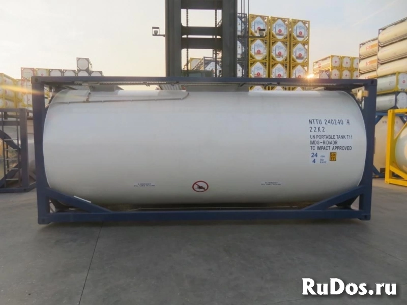 Танк-контейнер тип Т11 объём 24м3 для перевозки жидких пищевых продуктов, новый. изображение 8